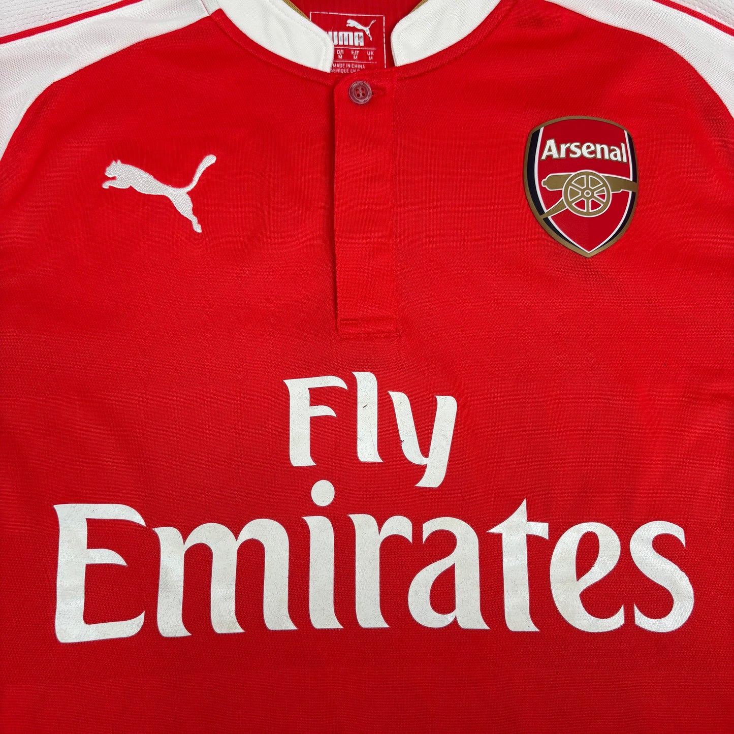 2015/16 Arsenal Home Shirt - Arteta - M