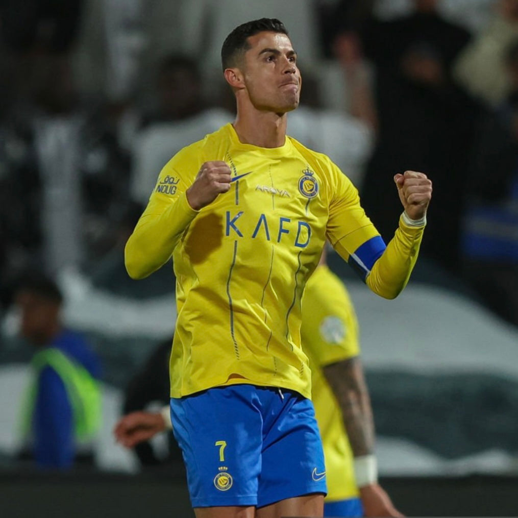 2023/24 Al Nassr Home Longsleeve Shirt - Cristiano Ronaldo - XXL - New with Tag