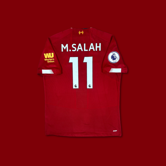 2019/20 Liverpool Home Shirt - Mo Salah - L