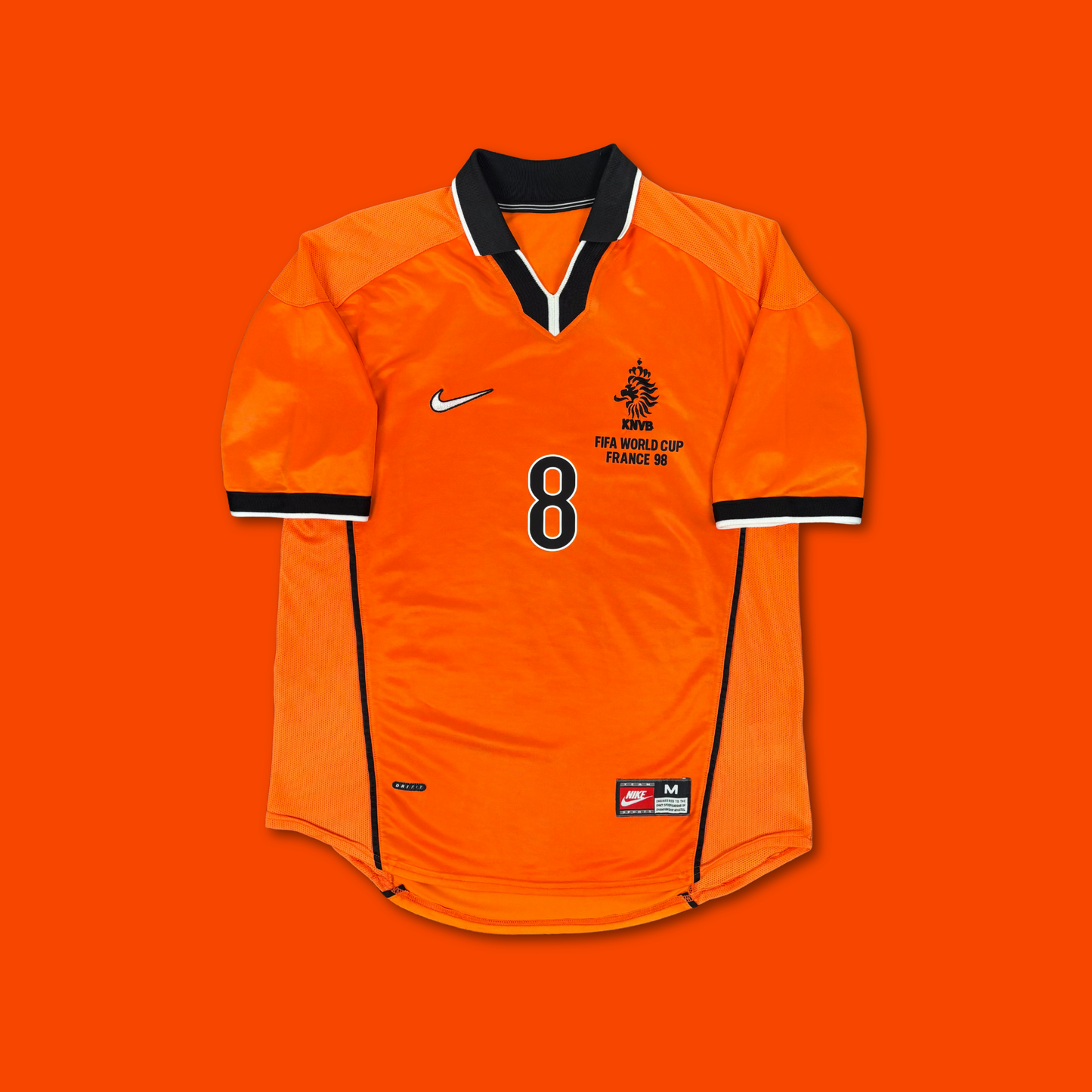 1998/99 Netherland Home Shirt - Bergkamp - M