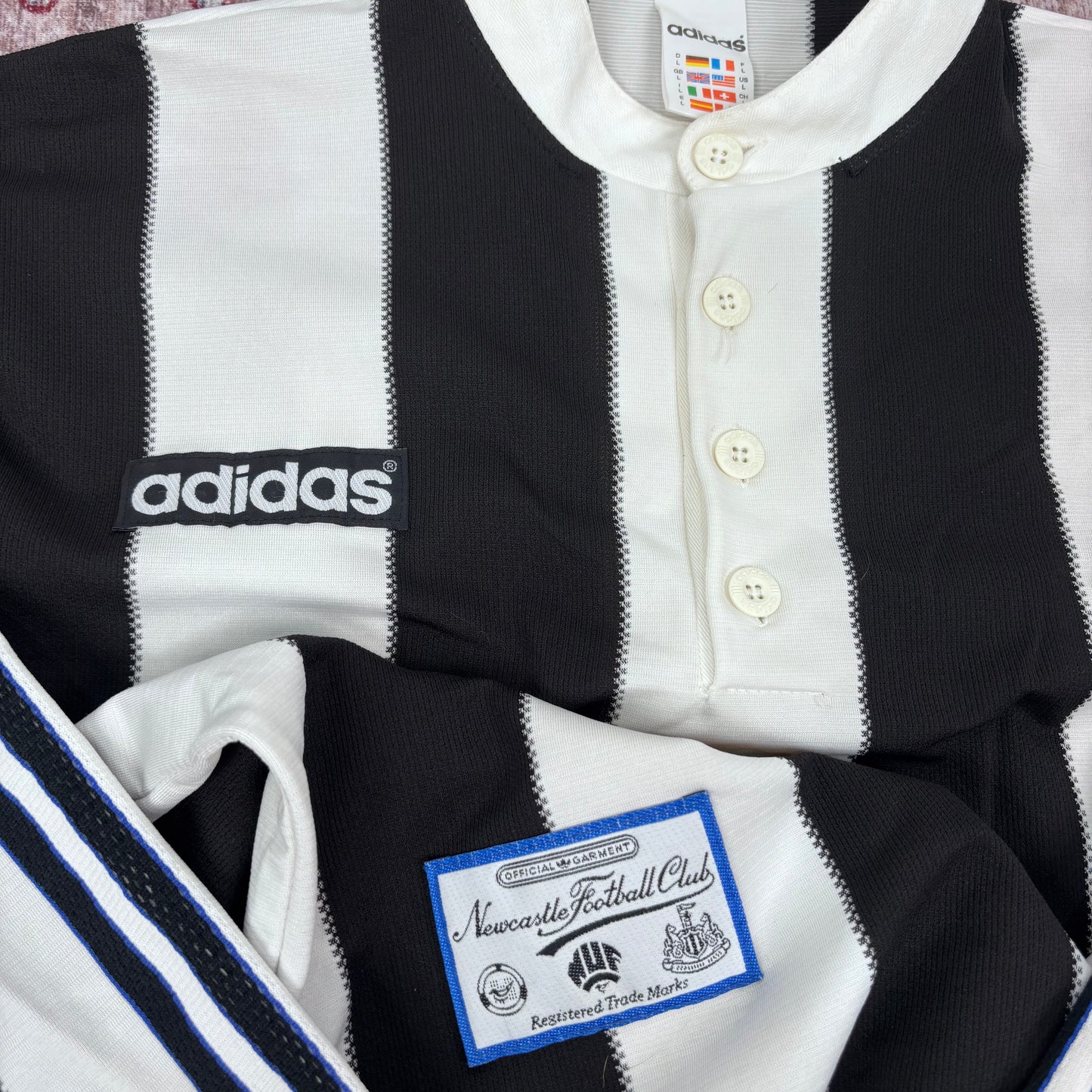 1996/97 Newcastle United Home Longsleeve Shirt - Shearer - L