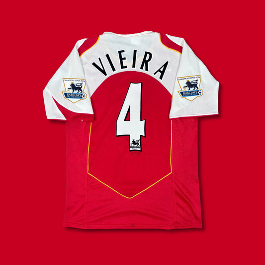 2004/05 Arsenal Home Shirt - Vieira - S