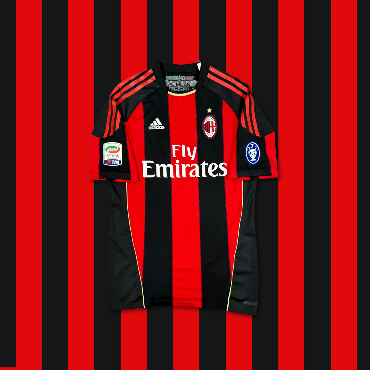 2010/11 AC Milan Home Shirt - Player Issue - Seedorf - L