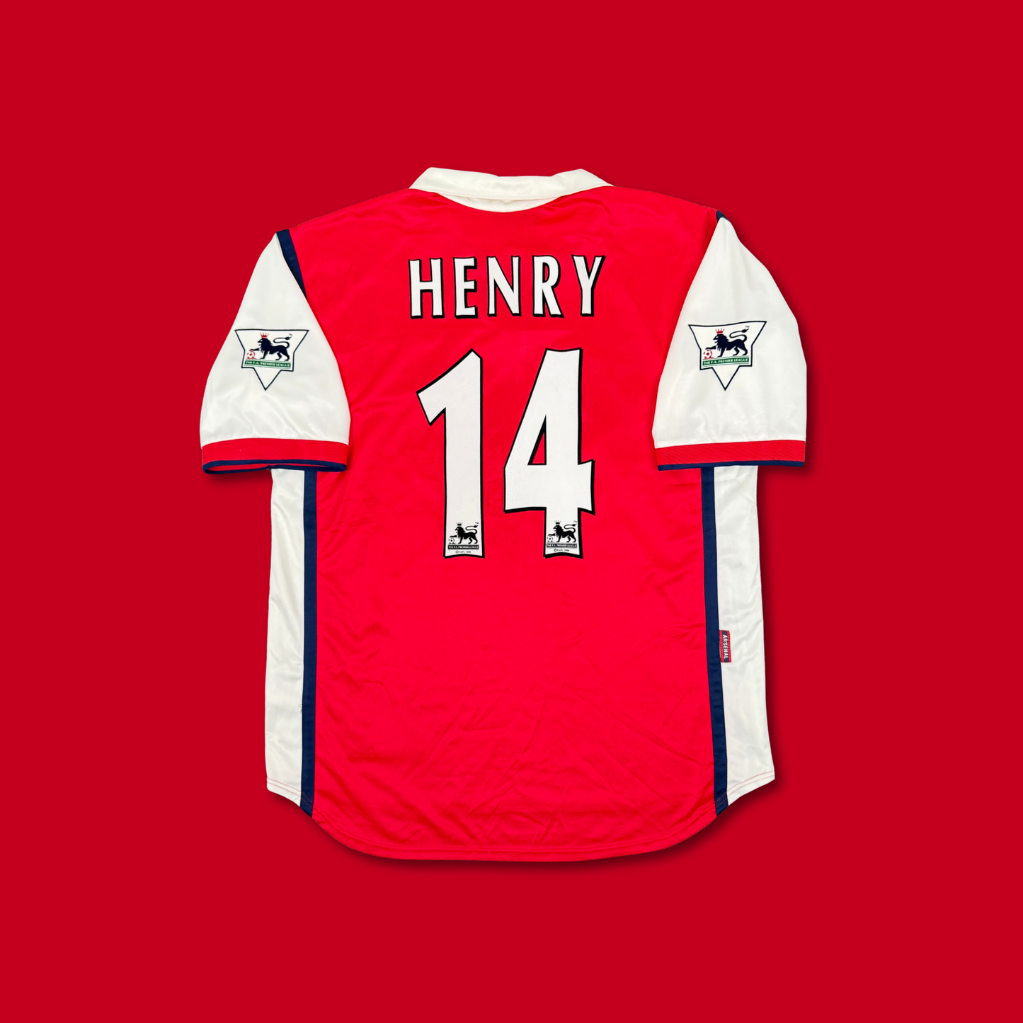 2000/01 Arsenal Home Shirt - Henry - XL