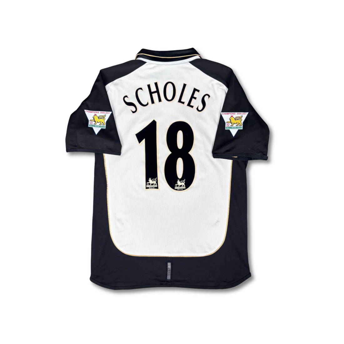 2001/02 Manchester Unitrd Centenary Shirt - Scholes - M