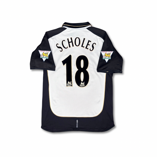 2001/02 Manchester Unitrd Centenary Shirt - Scholes - M