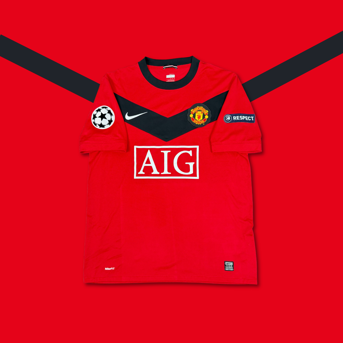 2009/10 Manchester United Home Shirt - Rooney - M