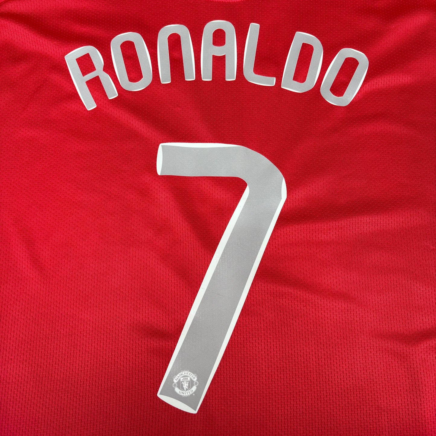 2007/08 Manchester United Home Longsleeve Shirt - Ronaldo - XL