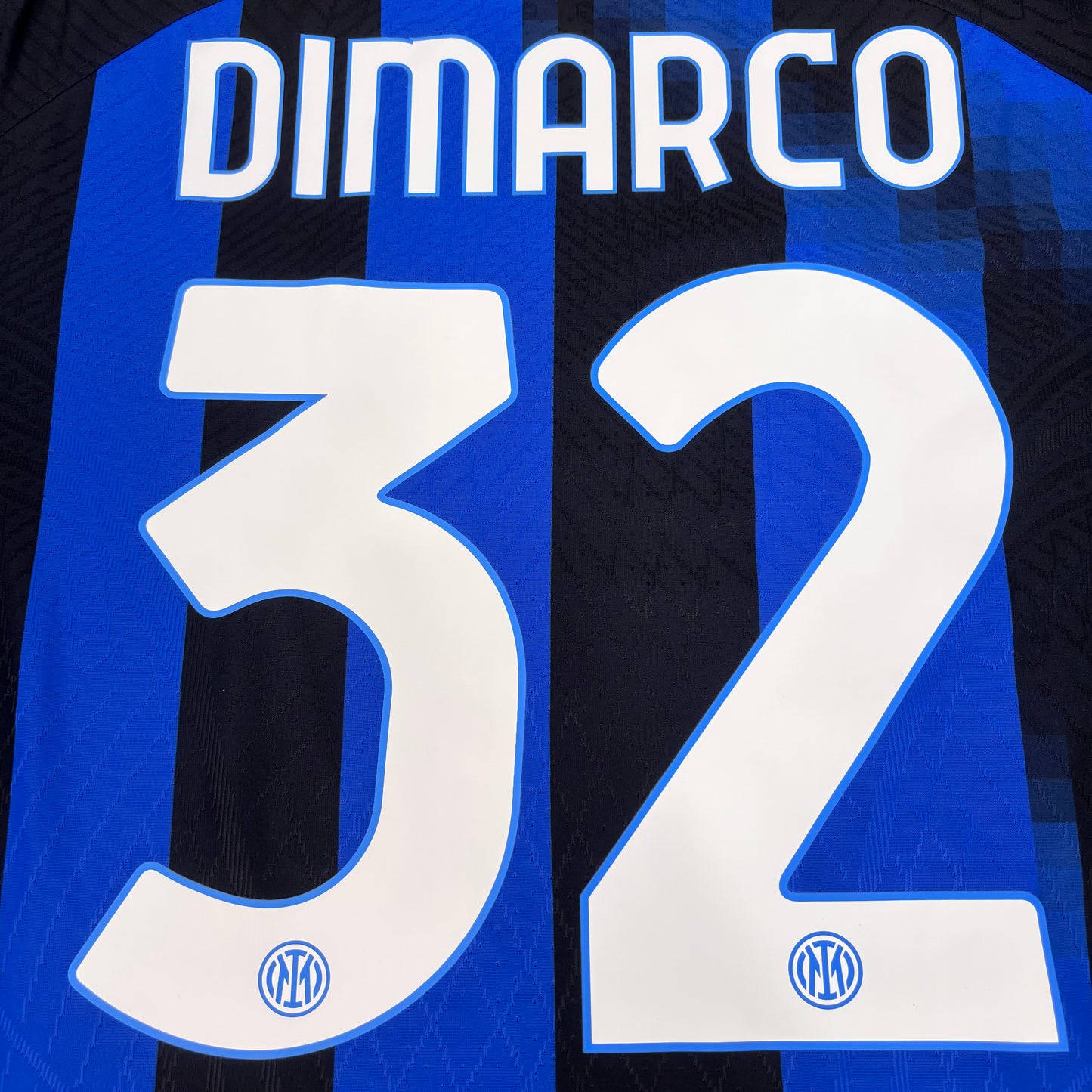 2023/24 Inter Milan Home Shirt - Player Issue - Dimarco - M