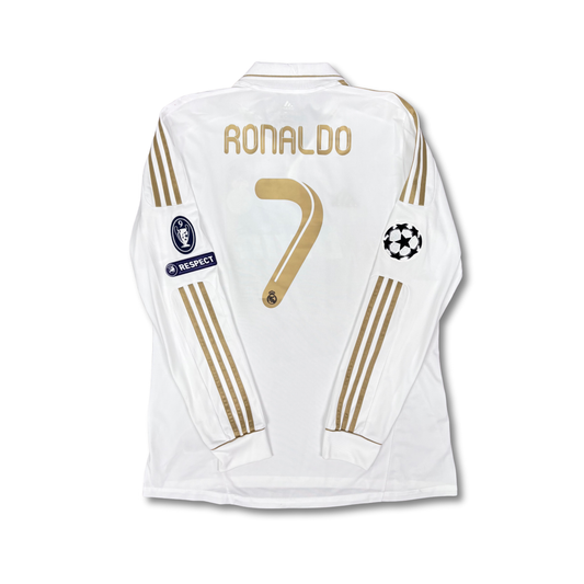 2011/12 Real Madrid Home Longsleeve Shirt - Cristiano Ronaldo - XL