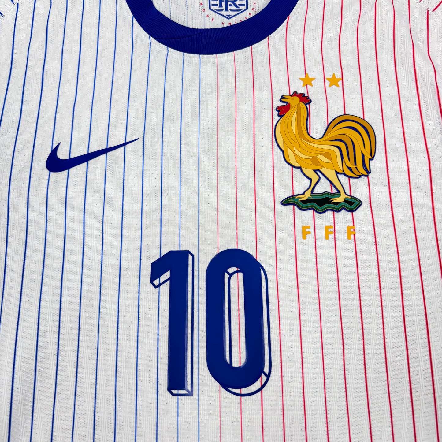 2024/25 France Away Shirt - Player Issue - Mbappe - M
