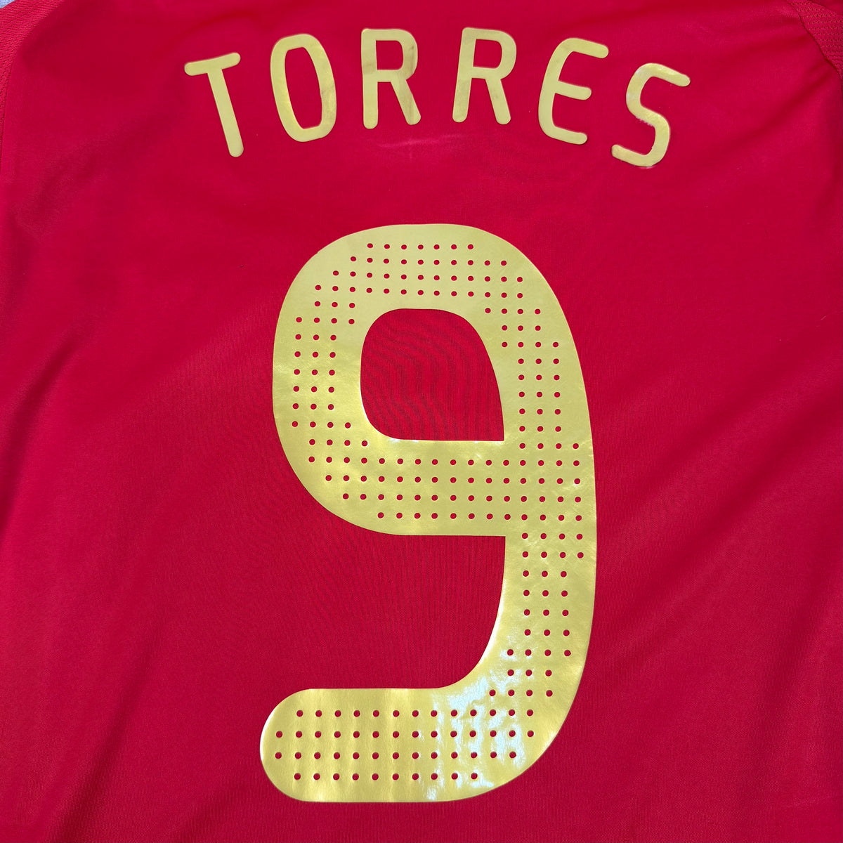2008/09 Spain Home Shirt - Torres - M