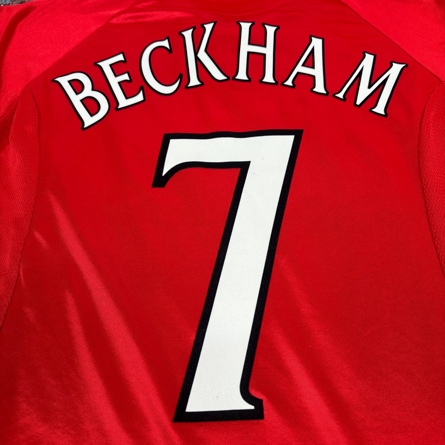 1999/00 Manchester United Cup Shirt - Beckham - M