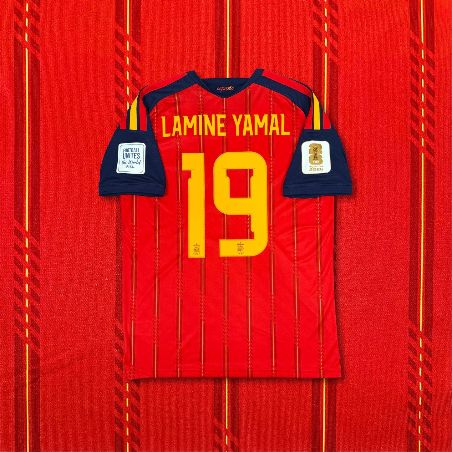 2026/27 Spain Home Shirt - Lamine Yamal - New with Tag - M