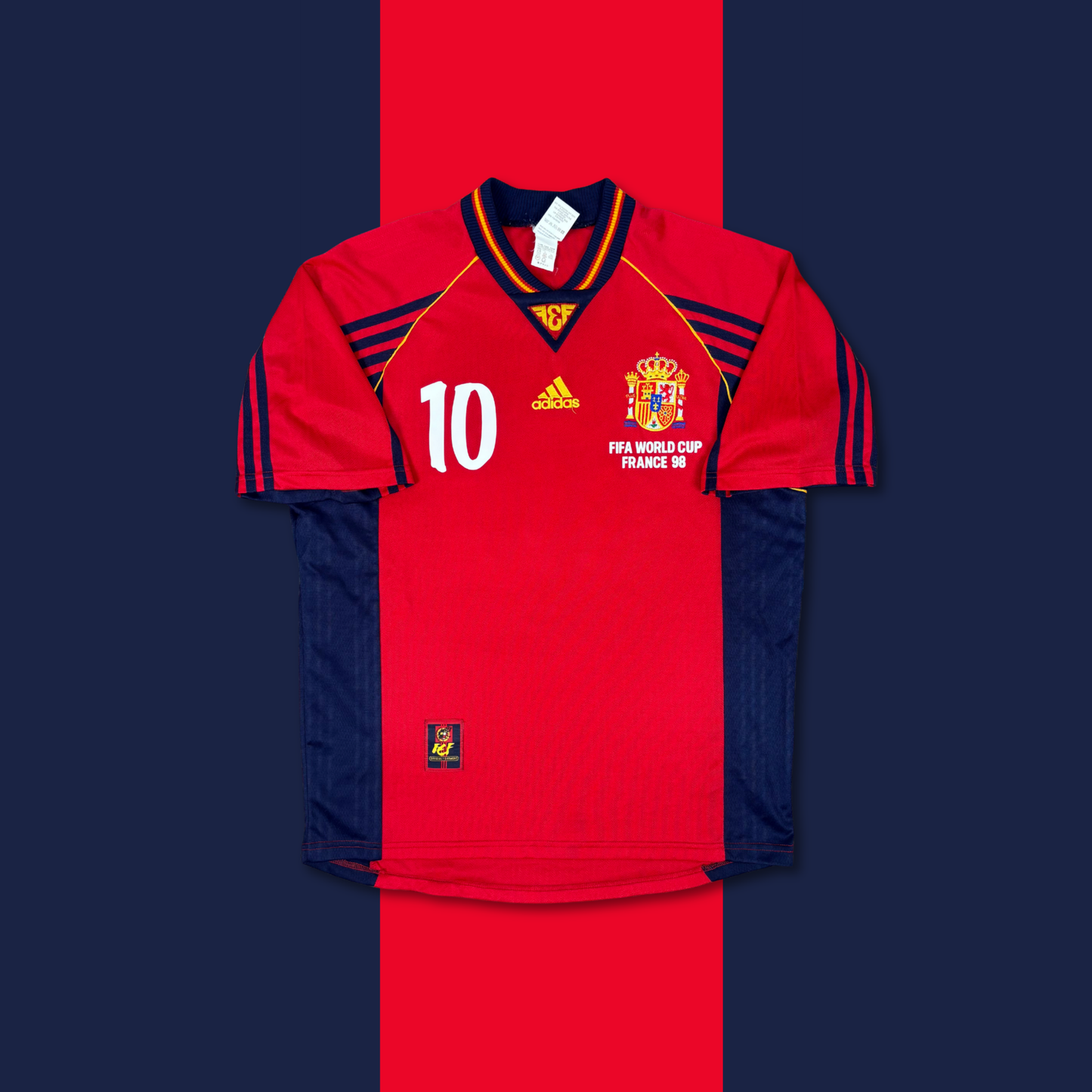 1998/99 Spain Home Shirt - Raul - M