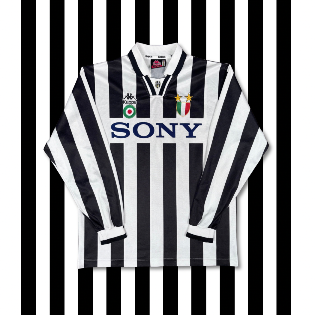 1995/96 Juventus Home Longsleeve Shirt - Del Piero - XL