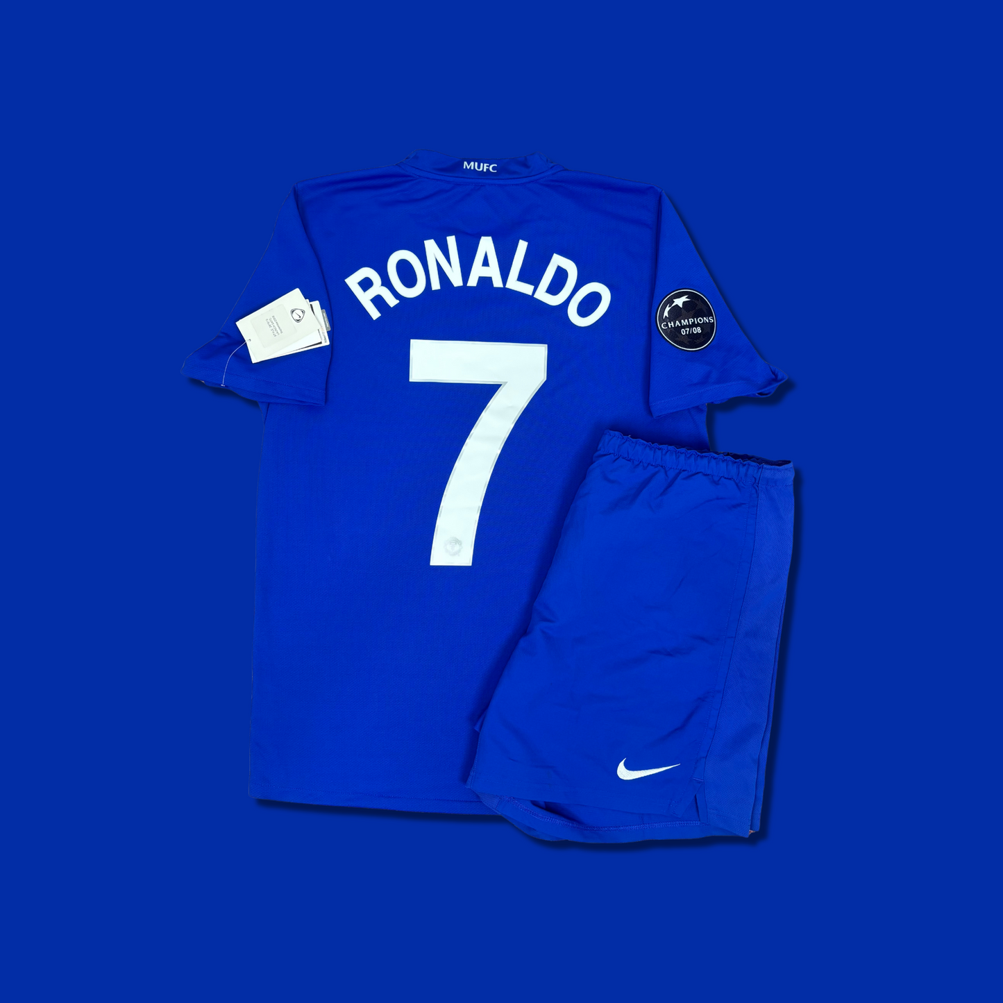 2008/09 Manchester United Third Home Shirt with Short - Ronaldo - New with Tag - M