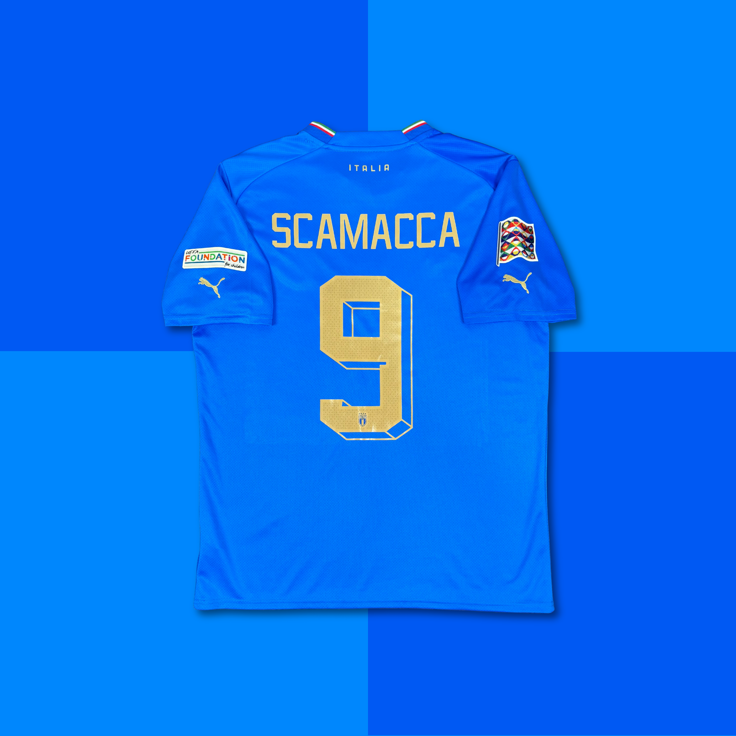 2022/23 Italy Home Shirt - Scamaca - L