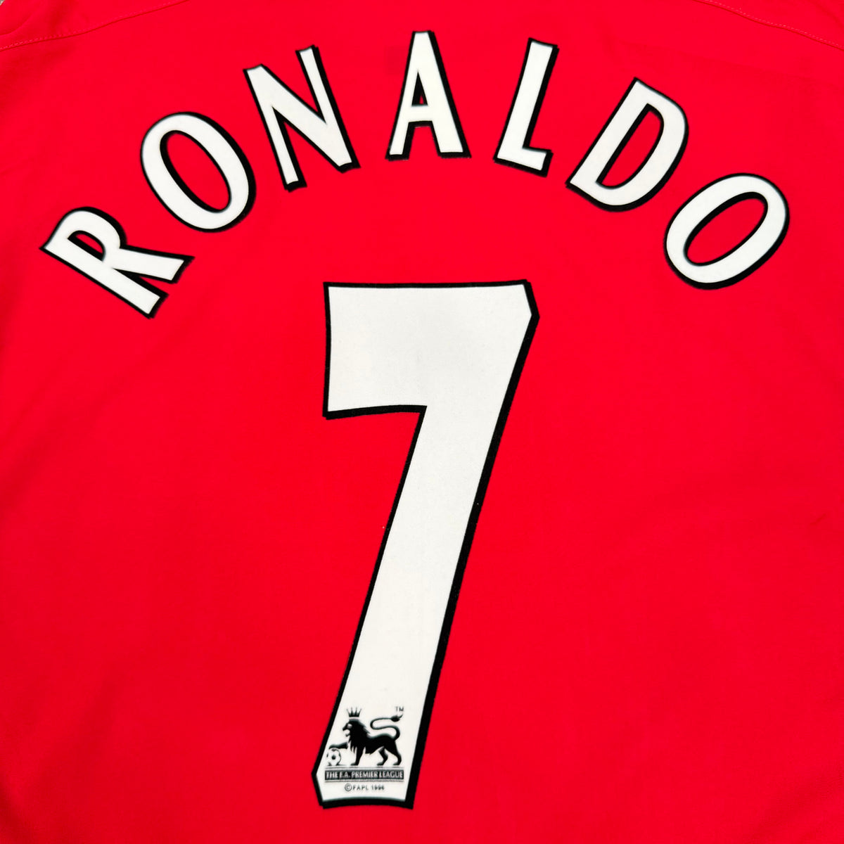 2003/04 Manchester United Home Longsleeve Shirt - Cristiano Ronaldo - M