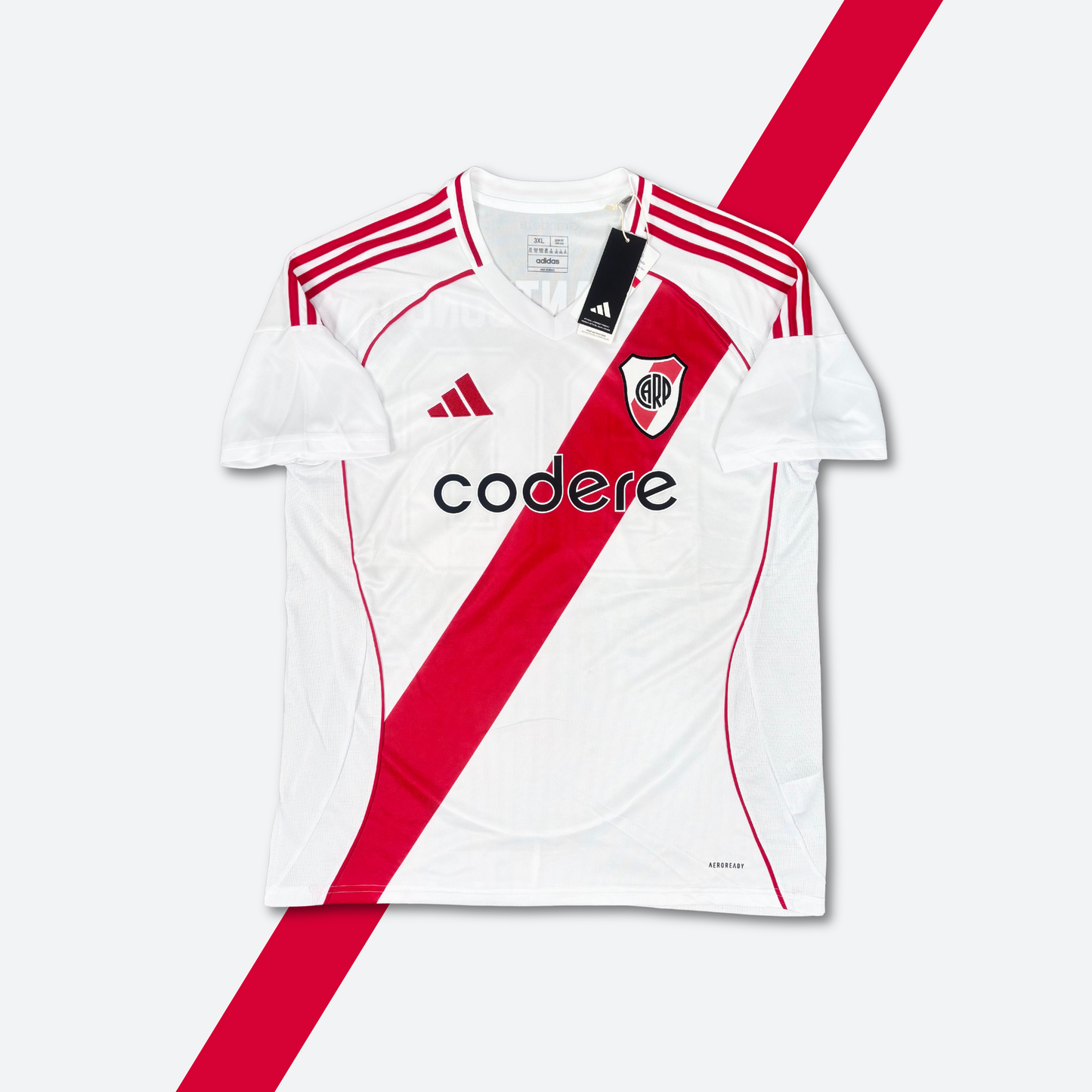2024/25 River Plate Home Shirt - Mastantuono - XXXL - New with Tag