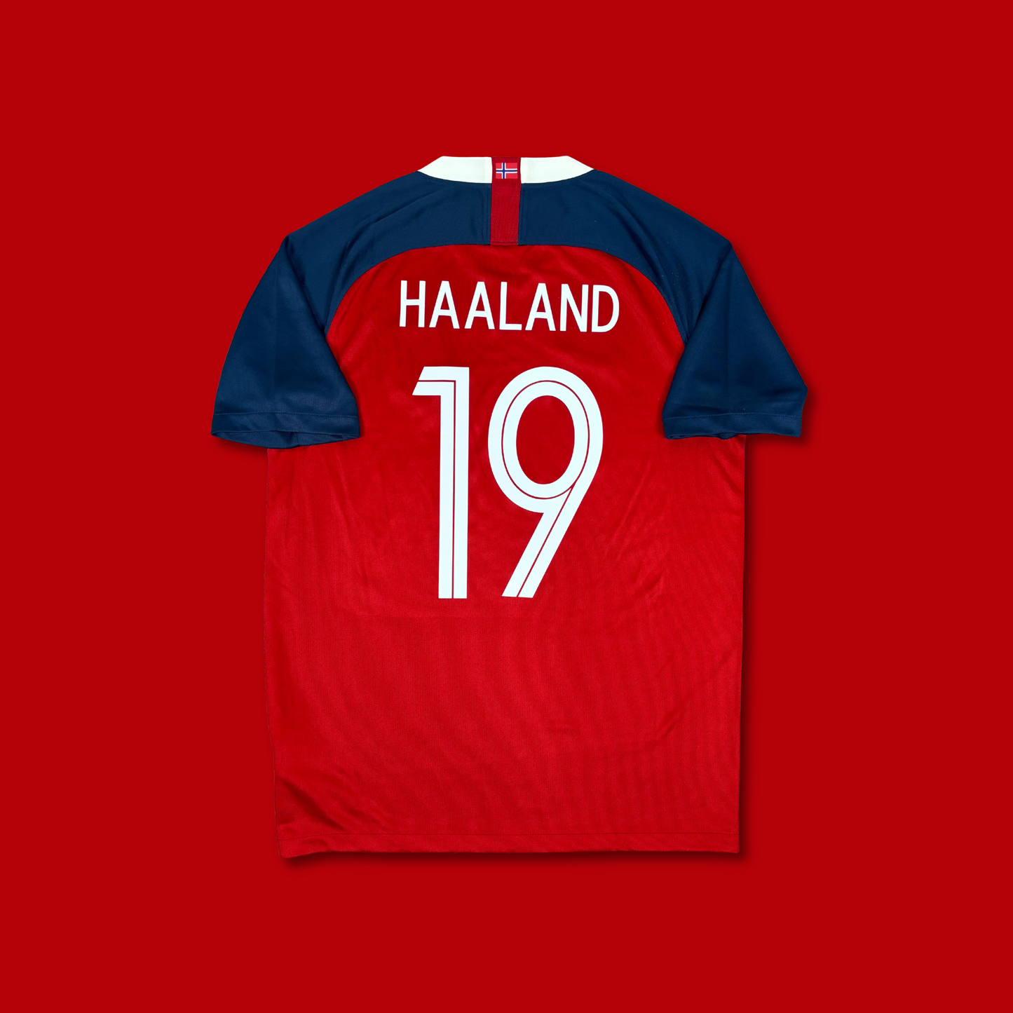 2018/19 Norway Home Shirt - Haaland - M