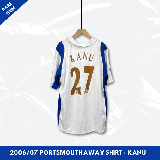 2006/07 Portsmouth Away Shirt - Kanu - XL - New With Tag