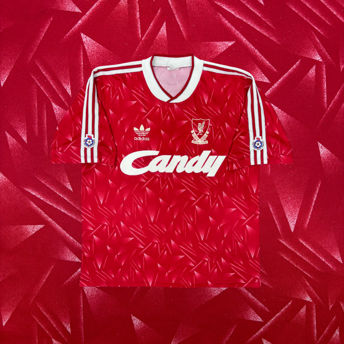 1990/91 Liverpool Home Shirt - Rush - L