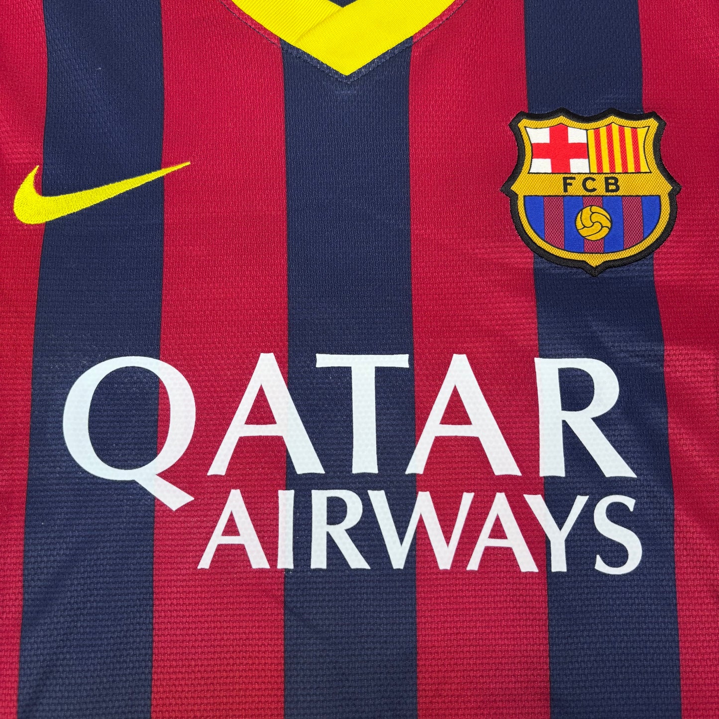 2013/14 Barcelona Home Shirt - Fabregas - M