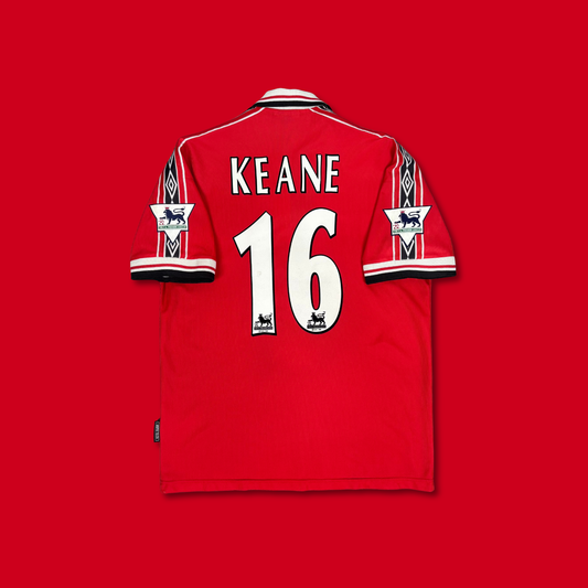 1998/99 Manchester United Home Shirt - Roy Keane - L