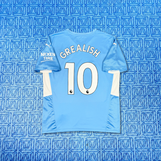 2021/22 Manchester City Home Shirt - Grealish - M