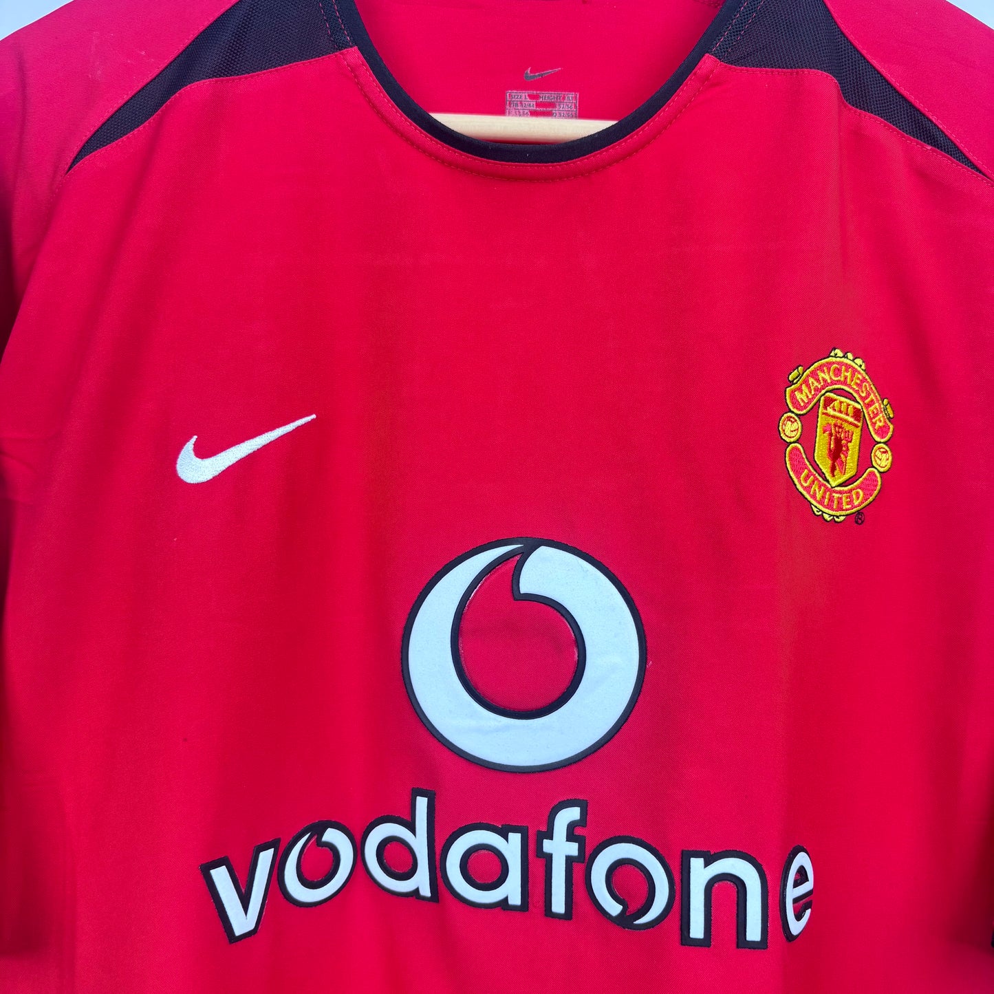 2003/04 Manchester United Home Shirt - Ronaldo - L