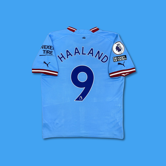 2022/23 Manchester City Home Shirt - Haaland - M