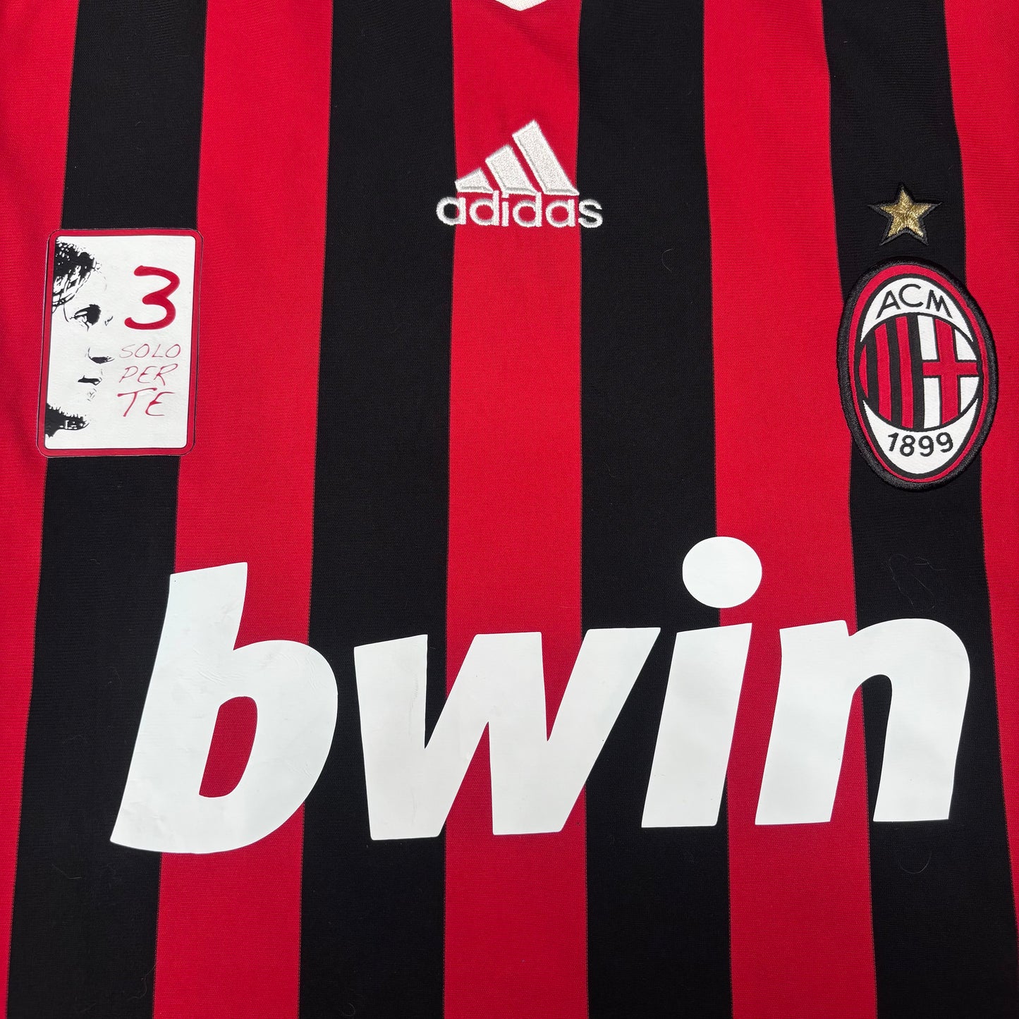 2009/10 AC Milan Home Shirt - Maldini - M