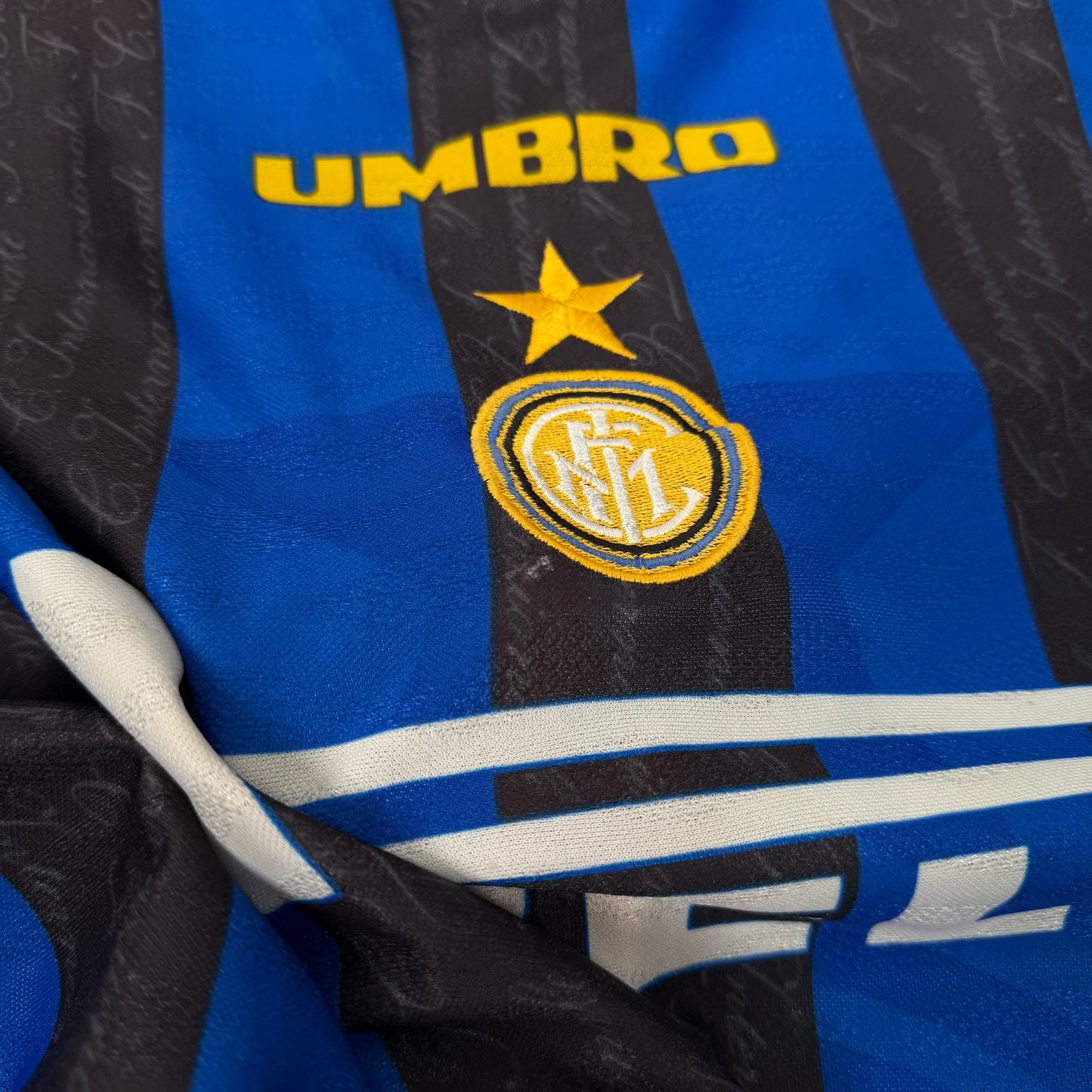 1996/97 Inter Milan Home Shirt - Djorkaeff - XL