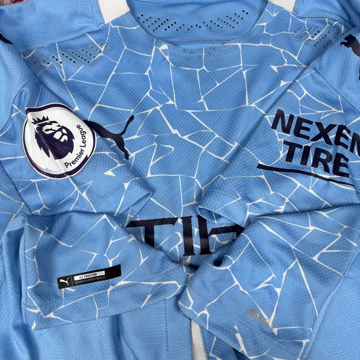 2020/21 Manchester City Home Shirt - Player Issue - De Bruyne - L
