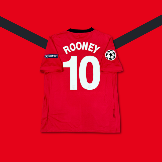 2009/10 Manchester United Home Shirt - Rooney - M