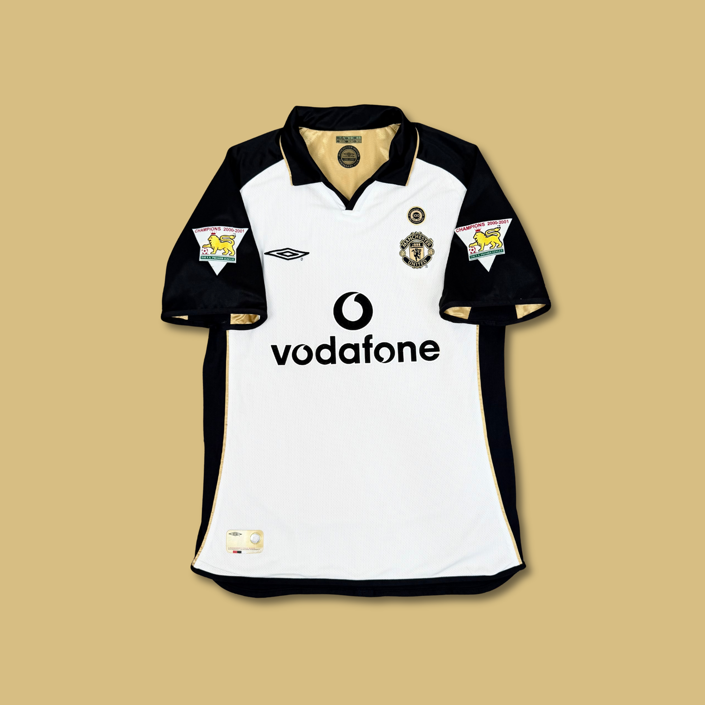 2001/02 Manchester United Centenary Away Shirt - Beckham - M