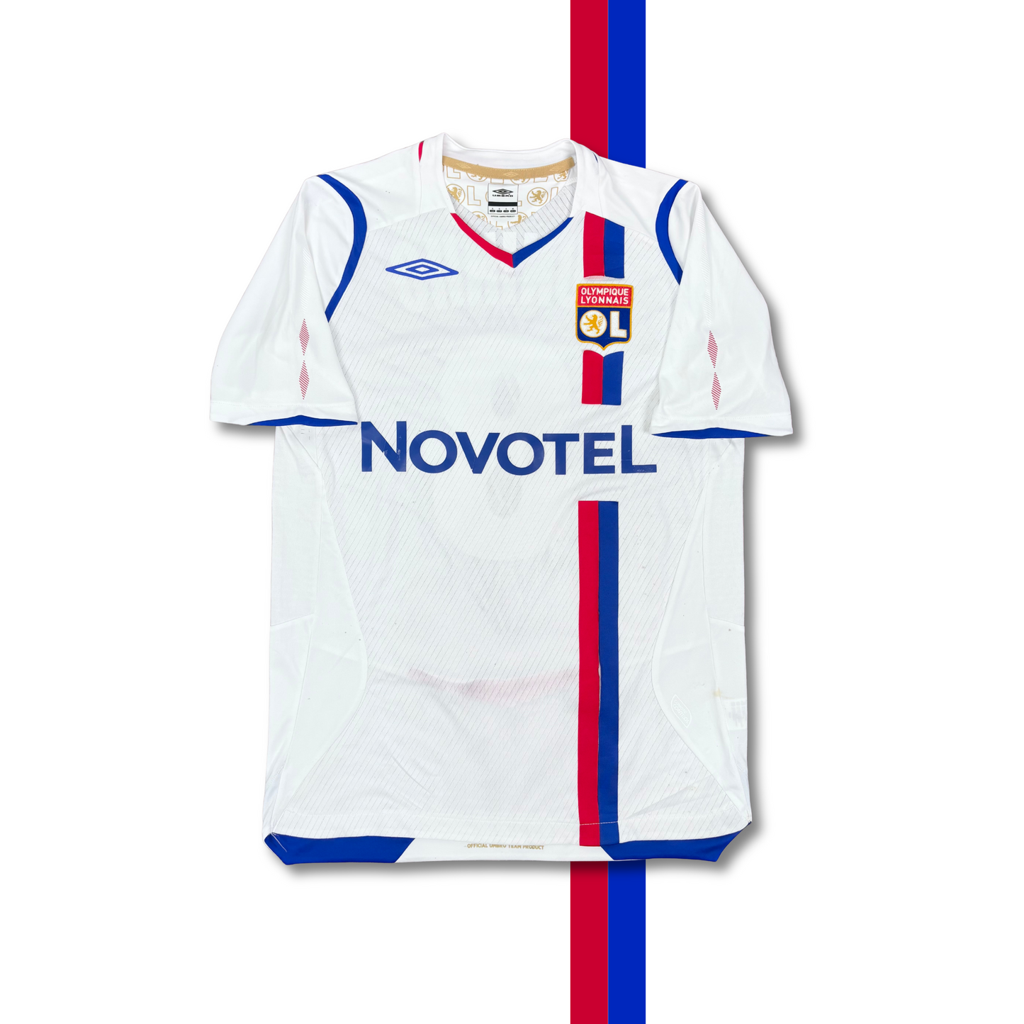 2008/09 Olympique Lyon Home Shirt - Juninho - S