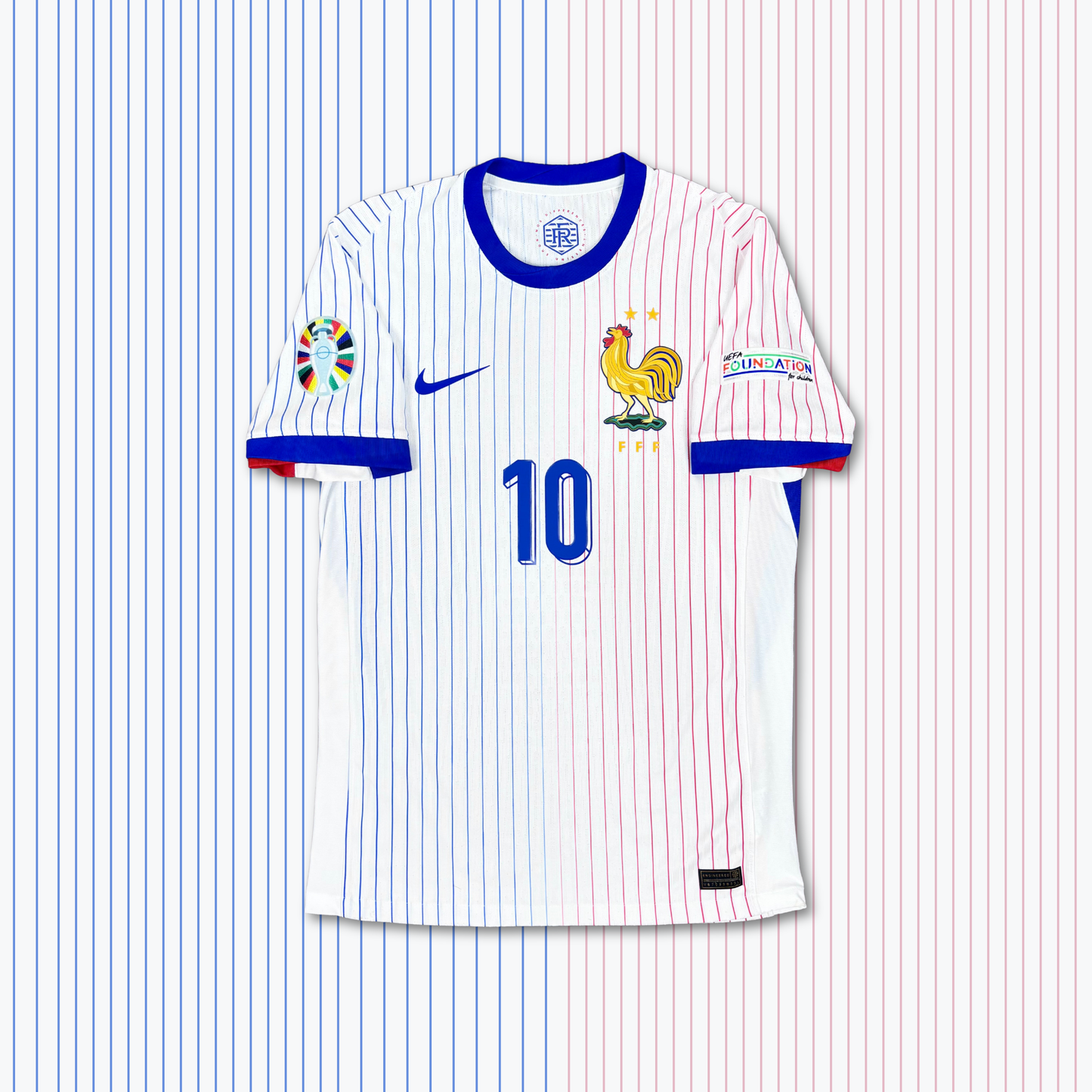 2024/25 France Away Shirt - Player Issue - Mbappe - M