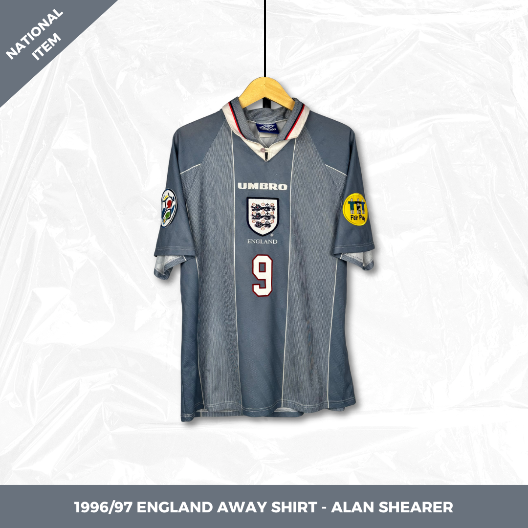 1996/97 England Away Shirt - Gascoigne