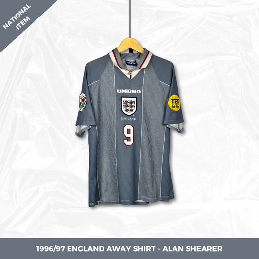 1996/97 England Away Shirt - Gascoigne