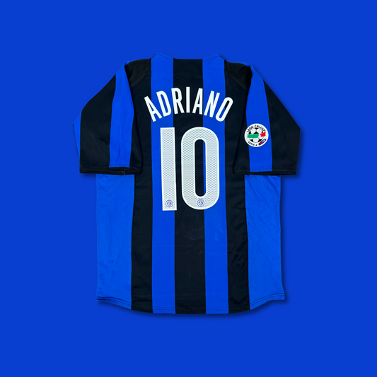 2004/05 Inter Milan Home Shirt - Adriano - L