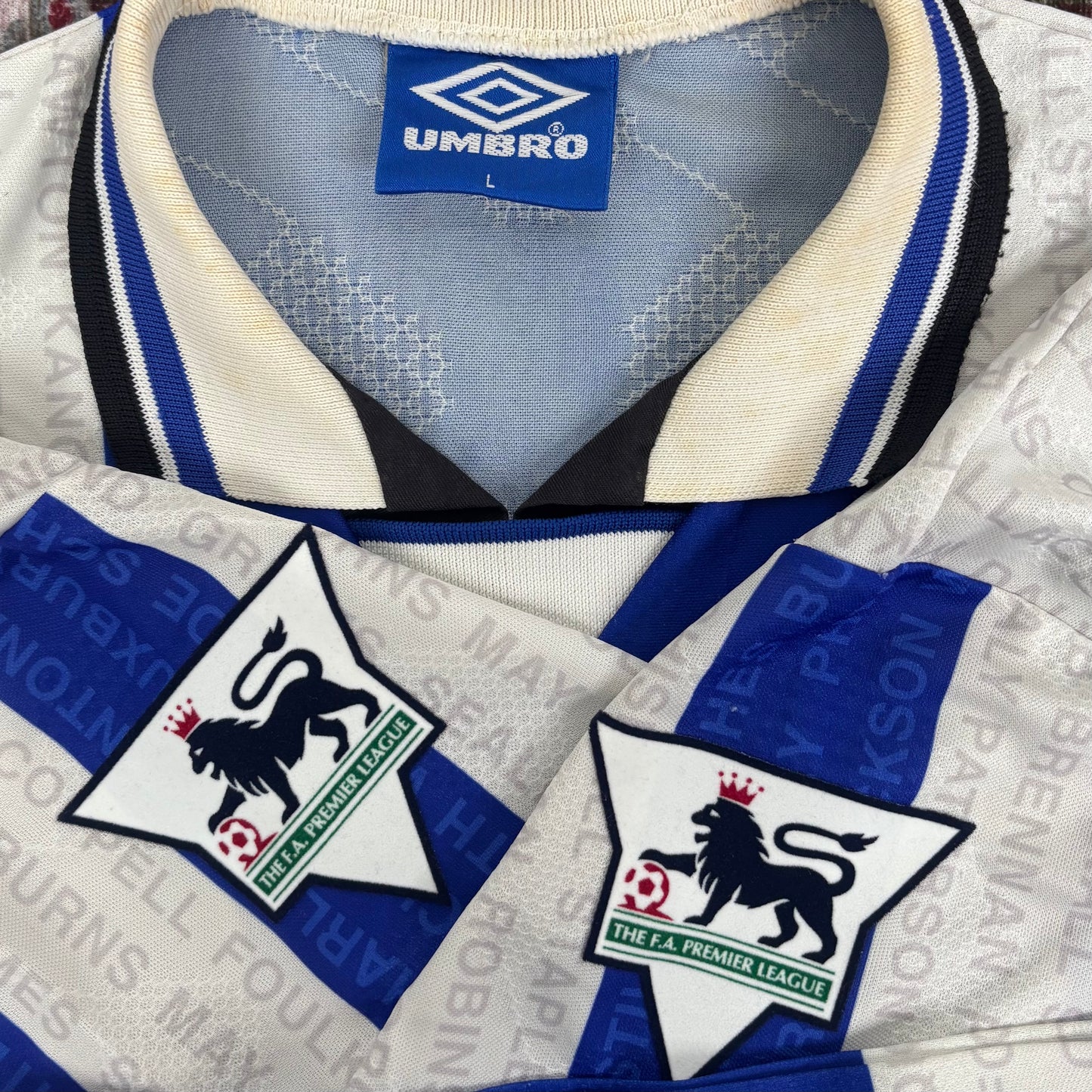 1994/95 Manchester United Third Shirt - Bekham - L