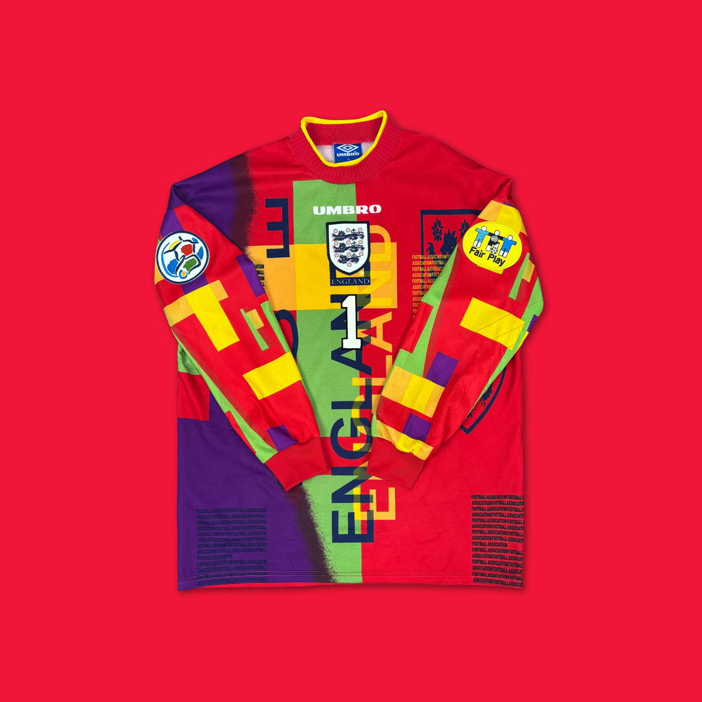 1996/97 England GK Shirt - Seaman - XL