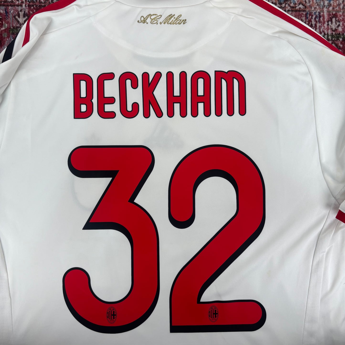 2009/10 AC Milan Away Shirt - Bekham - M