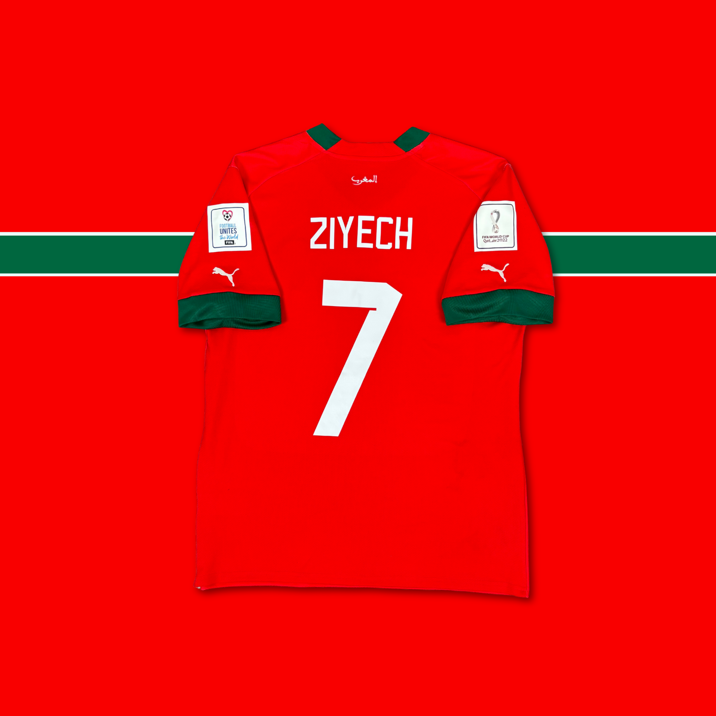 2022/23 Morocco Home Shirt - Ziyech - L