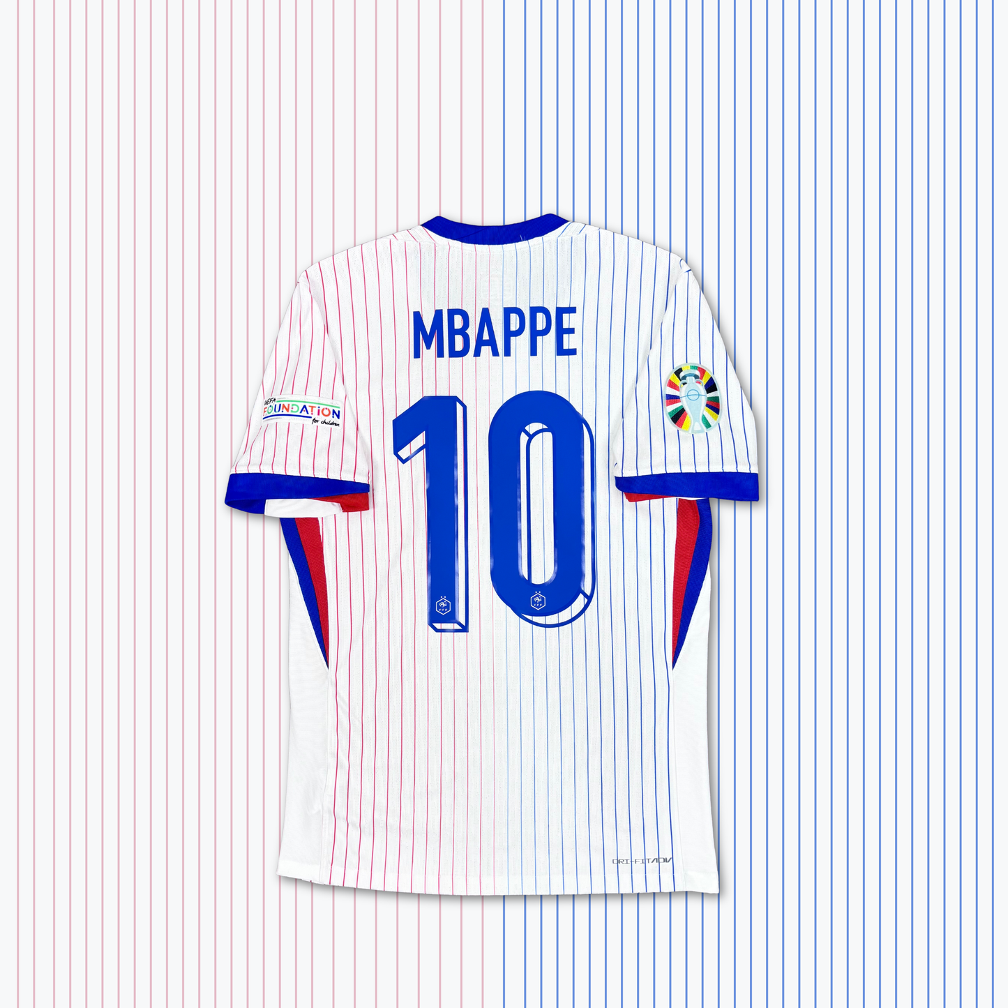 2024/25 France Away Shirt - Player Issue - Mbappe - M