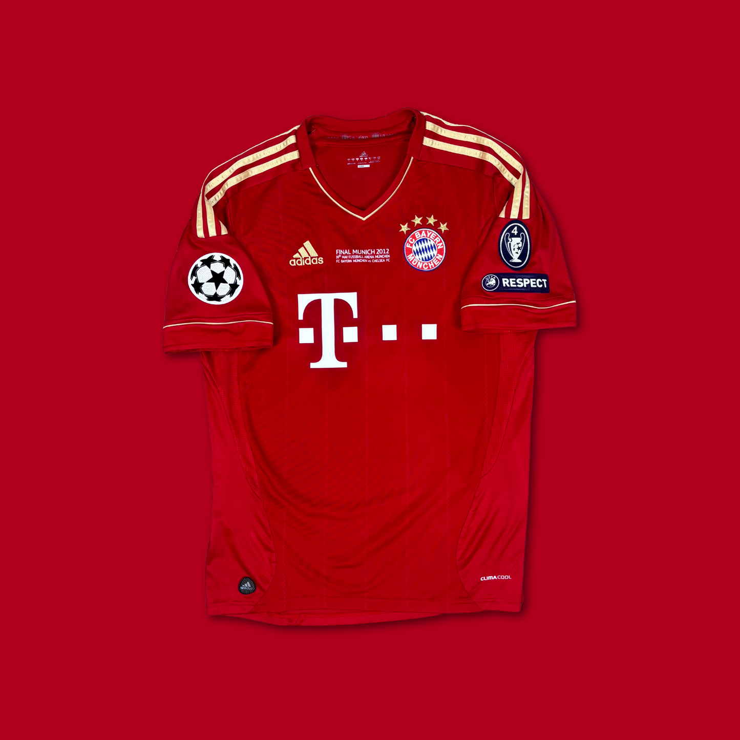 2011/12 Bayern Munich Home Shirt - Robben - M
