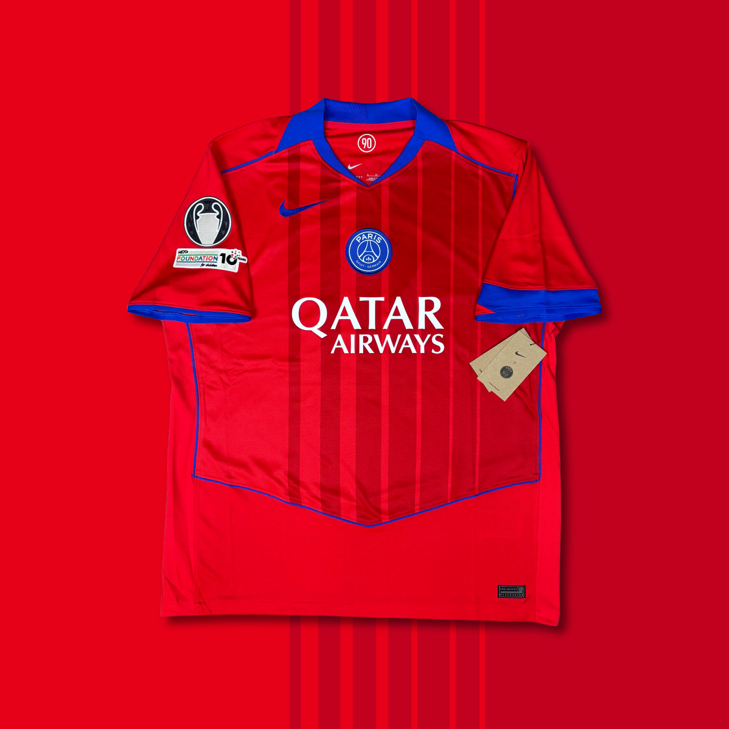 2025/26 Paris Saint Germain Third Shirt - Dembele - XL - New with Tag