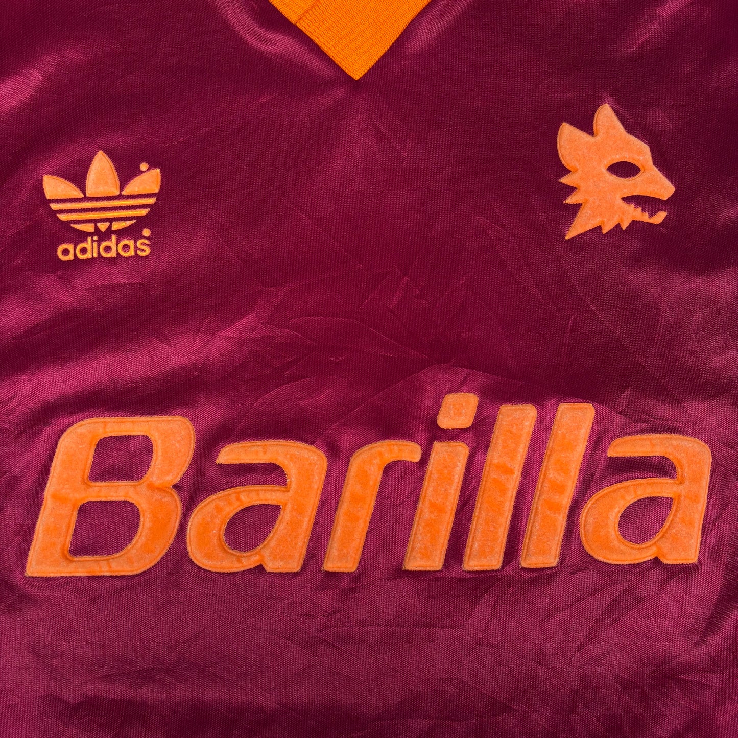 1992/94 AS Roma Home Shirt - Giannini - M